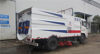 東風天錦3水9塵掃路車 城市清潔的堅實后盾與防撞緩沖車的協同守護